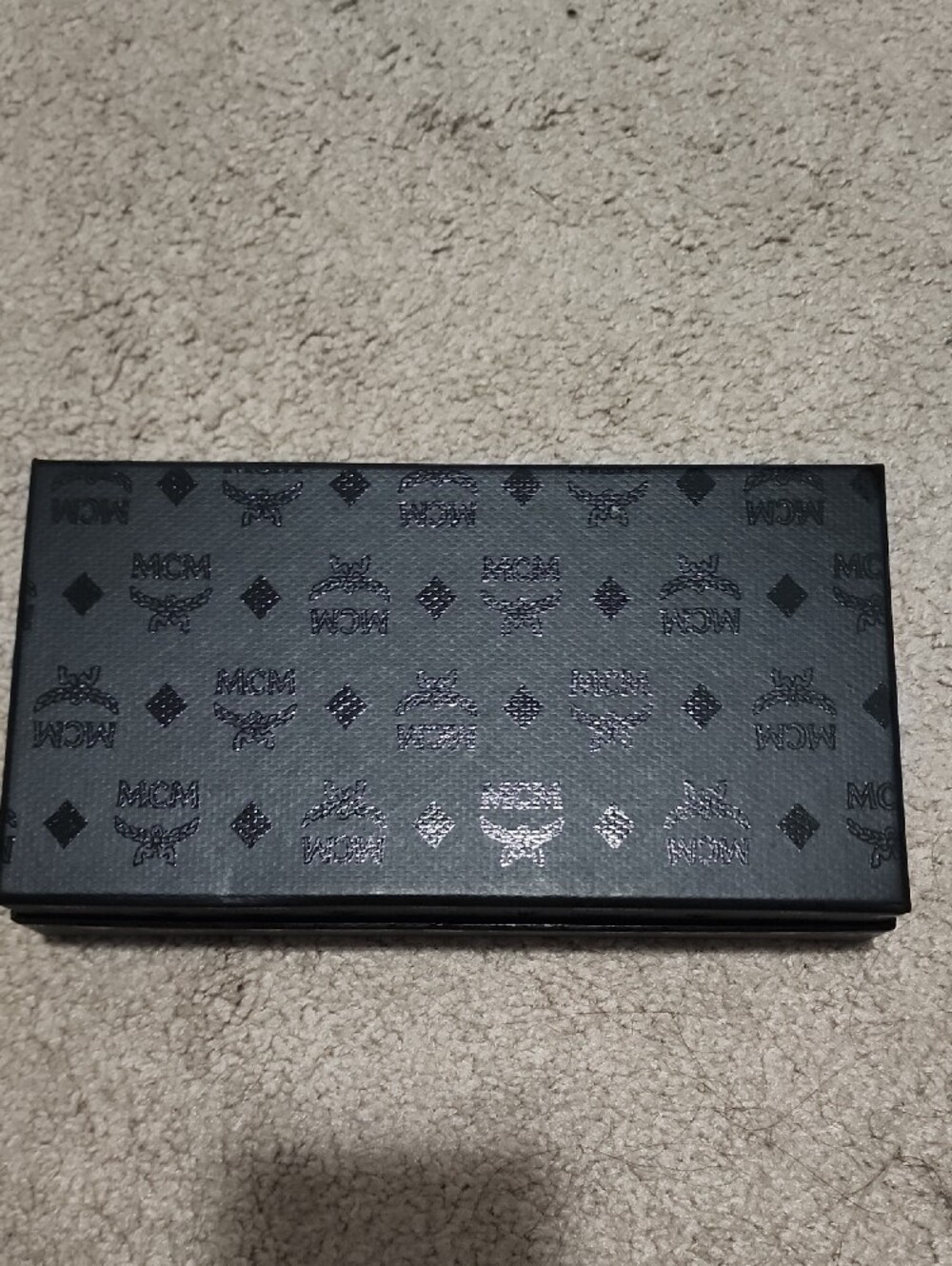 MCM Black Monogram Empty Gift Box Luxury Designer Storage Packaging - Picture 3 of 6